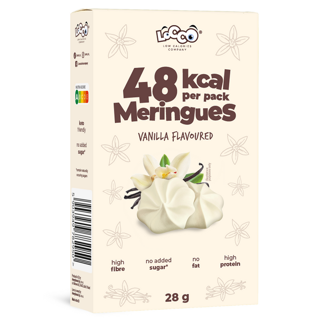 LoCCo 48 kcal Kalorienarmes Vanille-Baiser