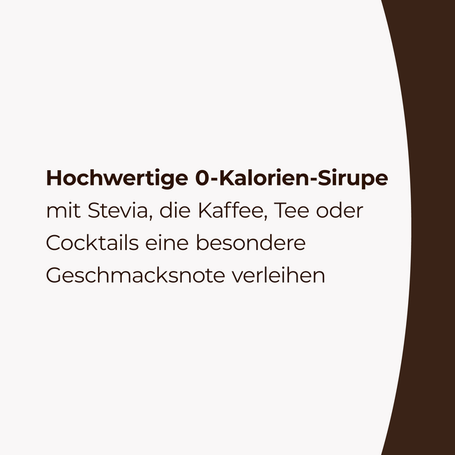 LoCCo 0 kcal Barista Sirup mit Stevia 3x250 ml