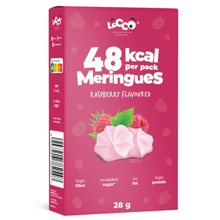 LoCCo 48 kcal kalorienarmes Himbeerbaiser 