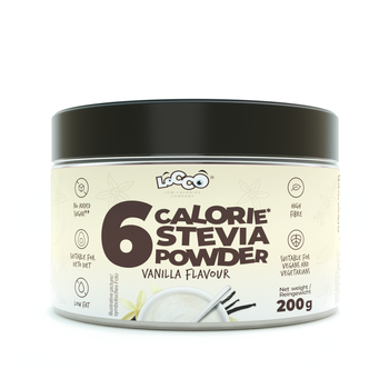LoCCo 6 kcal Vanillepulver mit Stevia 200 g