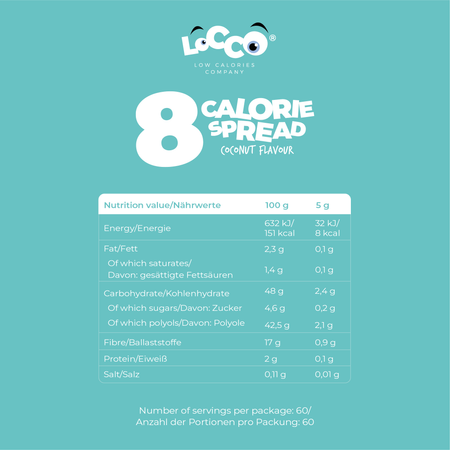 LoCCo 8 kcal Spread Kokonuss 