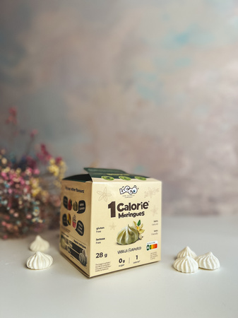 LoCCo 1 kcal Meringues 100% natürlich kalorienarm mit Stevia 3er-Pack