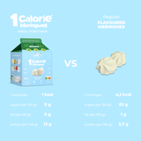 LoCCo 1 kcal 100% natürliches kalorienarmes Sahnebaiser mit Stevia 