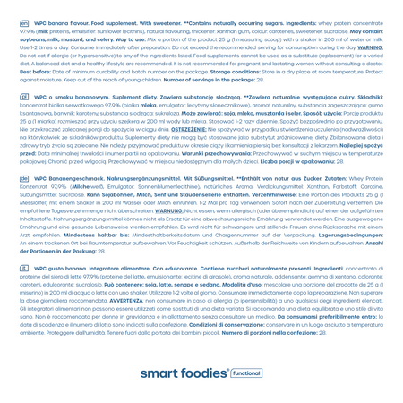 Smart Nutrition WPC (Molkenproteinkonzentrat) Bananengeschmack