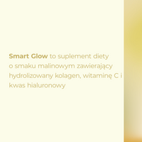 Smart Glow kollagen mit vitamin C, himbeer