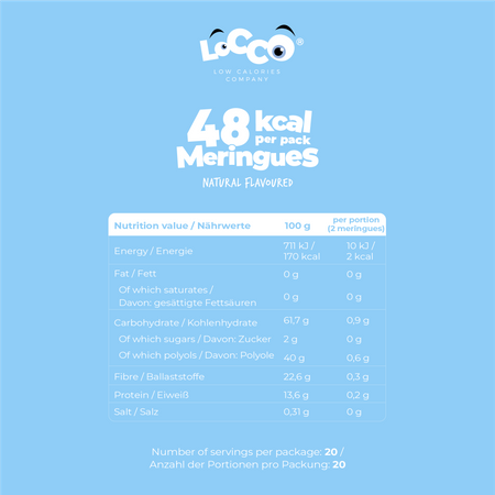 LoCCo 48 kcal Meringues 4er-Pack