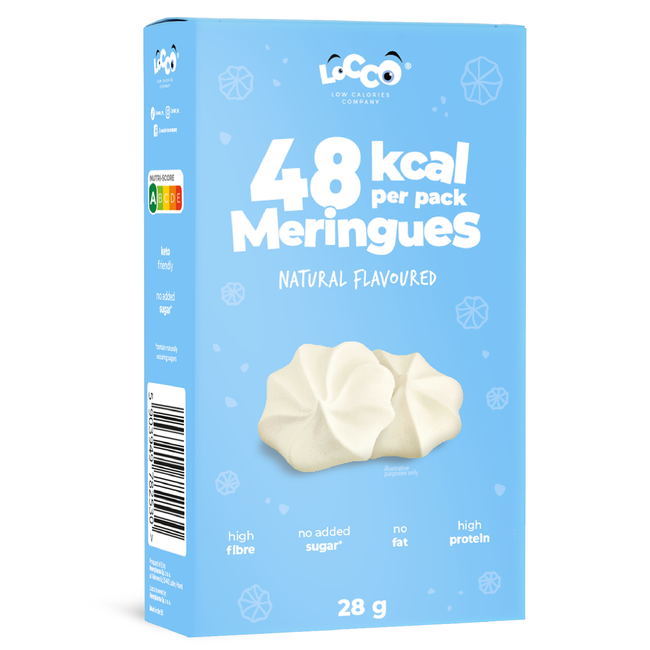 LoCCo 48 kcal Kalorienarmes natürliches Baiser 