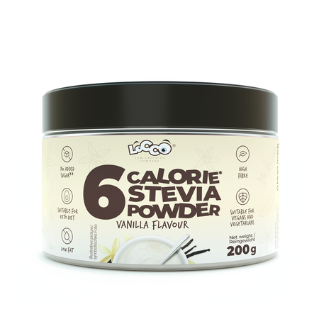 LoCCo 6 kcal Vanillepulver mit Stevia